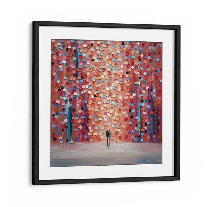 DREAM ON UNDER THE PINK RAIN , MODERN IMPRESSIONISM PAINTINGS