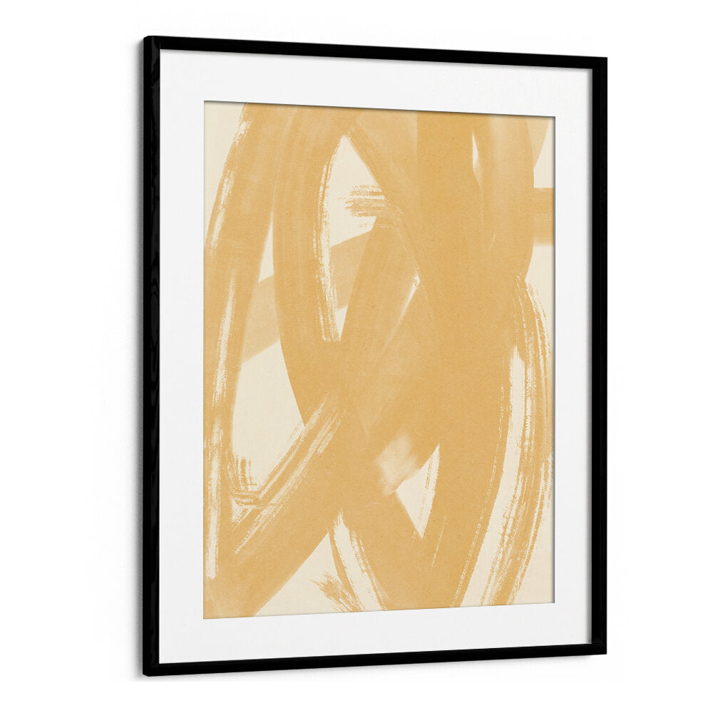 DYNAMIC BEIGE BRUSHSTROKES , ABSTRACT PAINTINGS