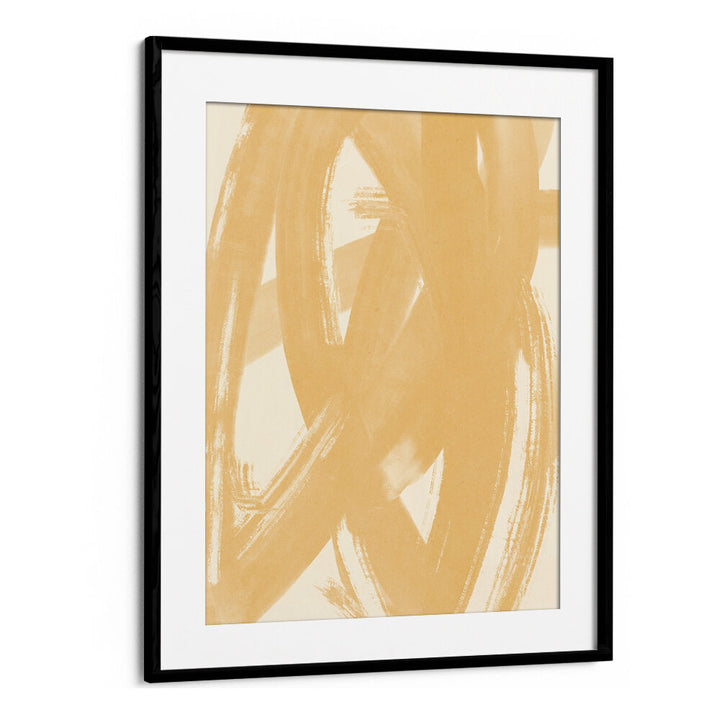 DYNAMIC BEIGE BRUSHSTROKES , ABSTRACT PAINTINGS