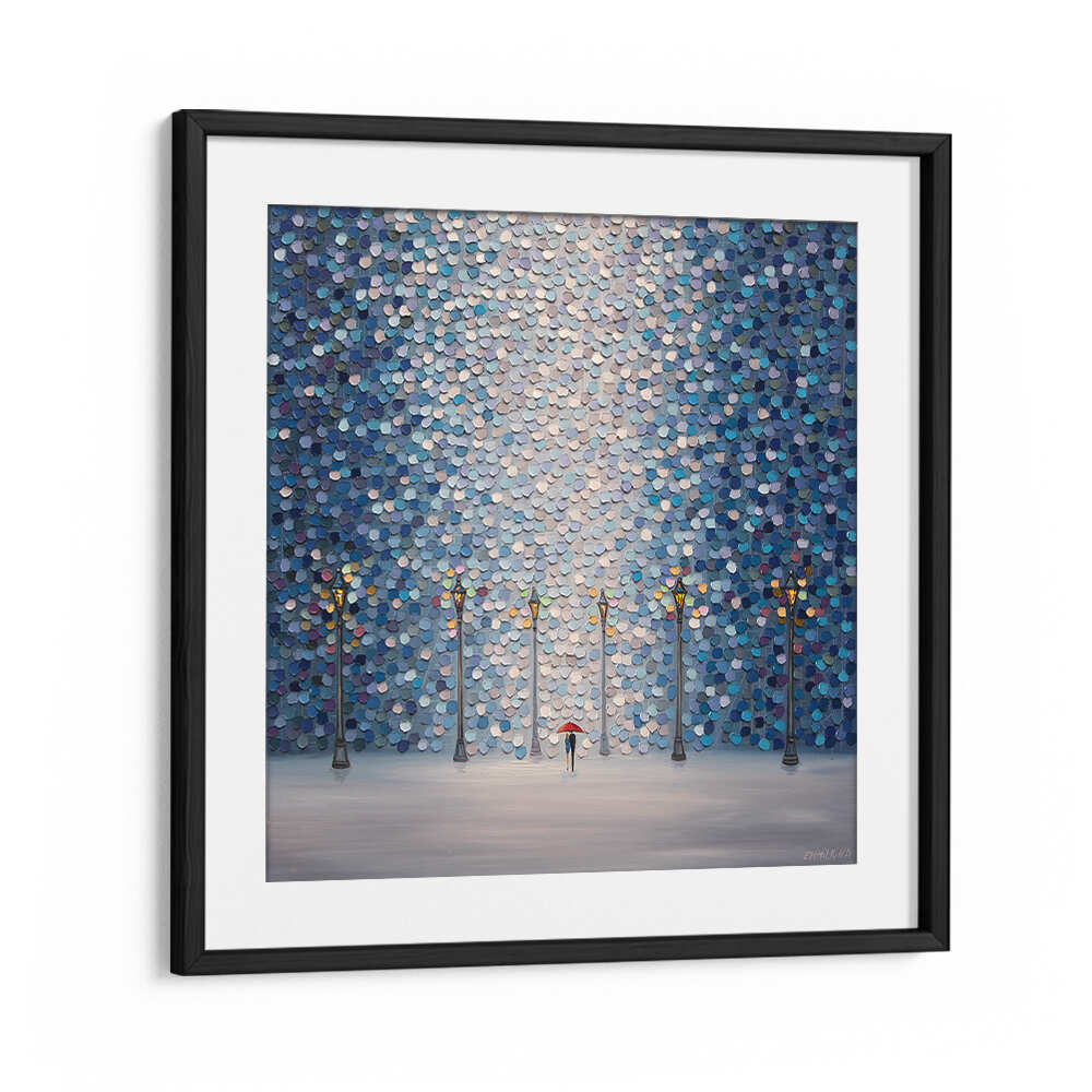 EARLY AT NIGHT , MODERN IMPRESSIONISM PAINTINGS