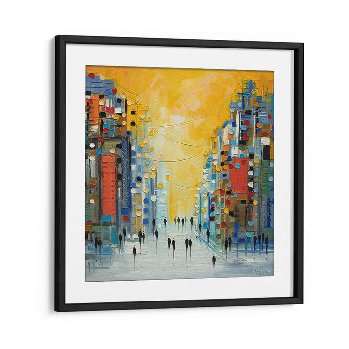 EARLY SUNSET , MODERN IMPRESSIONISM PAINTINGS