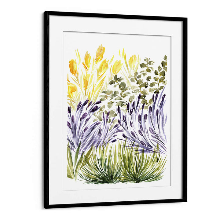 ELISA'S GARDEN RIGHT , FLORAL FLOWER PAINTINGS