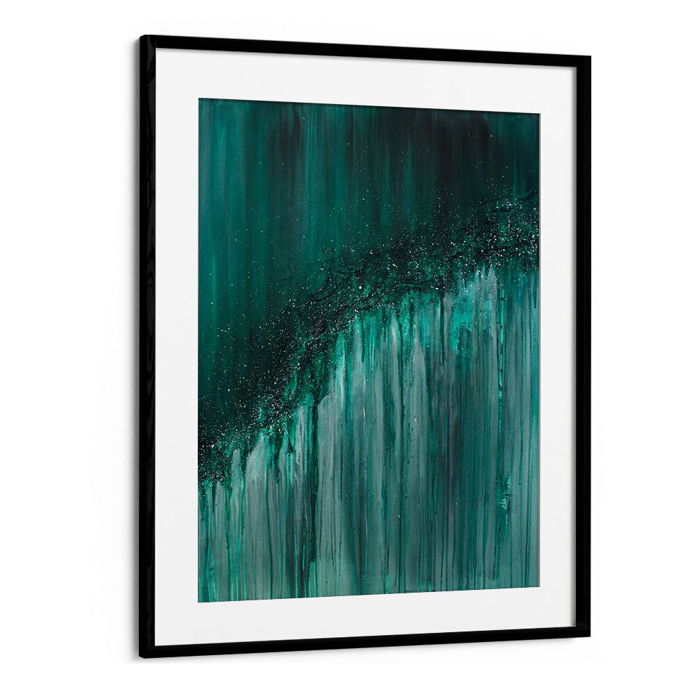 Vibrant hues blend in "SERENITY MEETS CHAOS, ABSTRACT PAINTINGS," showcasing harmony in artistic expression.