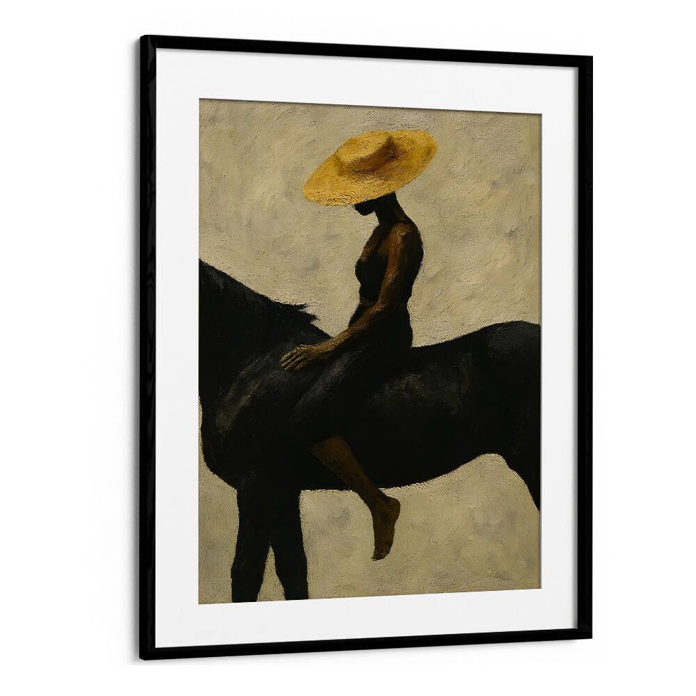 EQUESTRIAN REVERIE , EXPRESSIONISM PAINTINGS