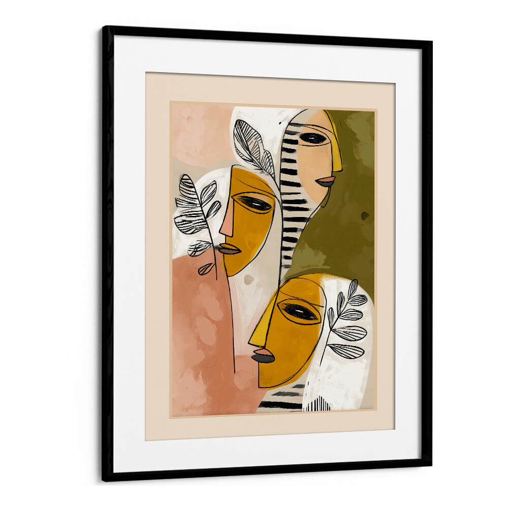 FACES OF THE GARDEN , ABSTRACT PAINTINGS