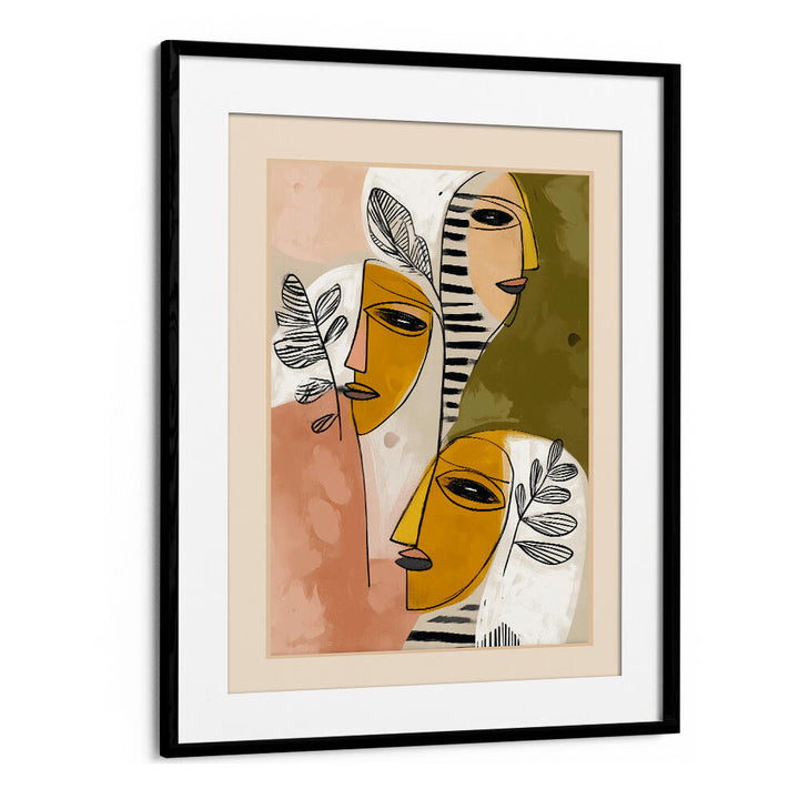 FACES OF THE GARDEN , ABSTRACT PAINTINGS