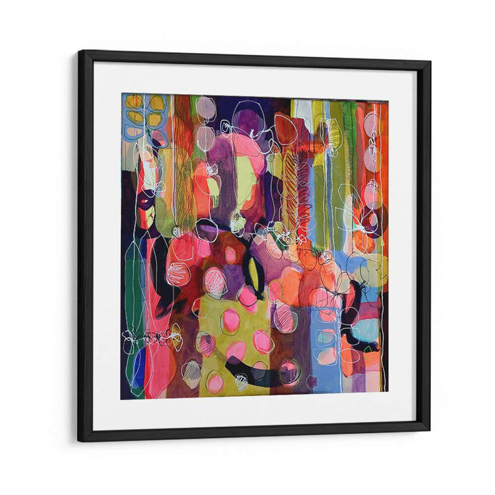Vibrant FALLING, RISING II abstract paintings enhance any space with a stunning blend of colors and emotions.
