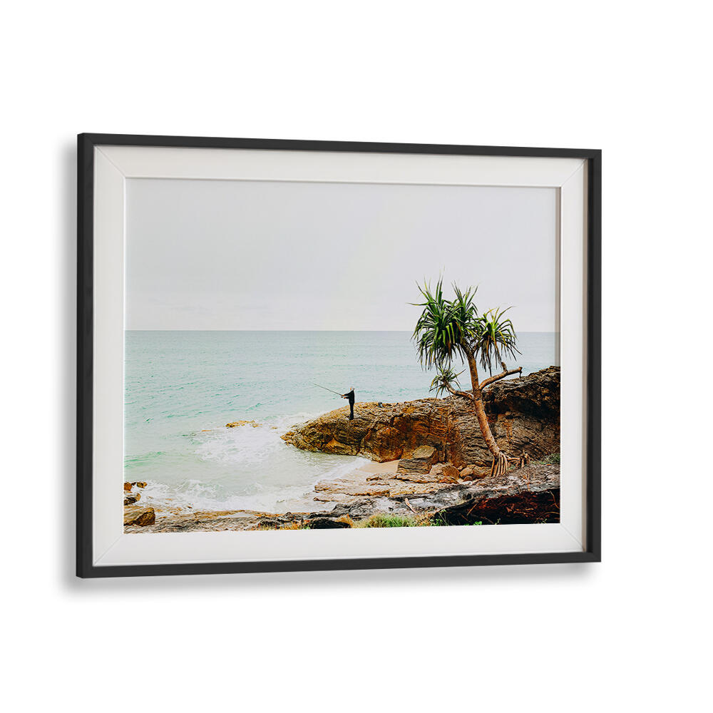 FISHING ON STRADBROKE ISLAND , LANDSCAPE PAINTINGS