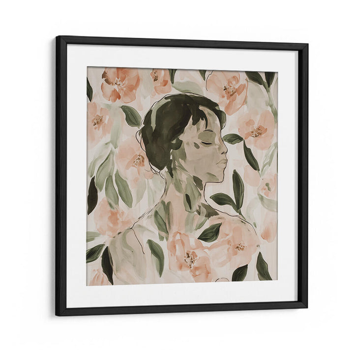 FLORAL SERENITY VI , PORTRAITS & FIGURATIVE ILLUSTRATIONS