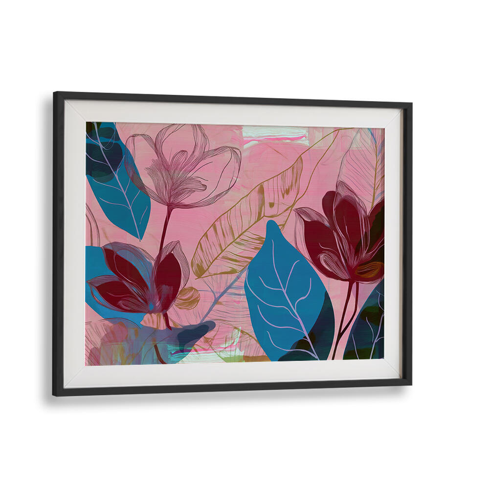 FLOWER GARDEN II , FLORAL FLOWER PAINTINGS