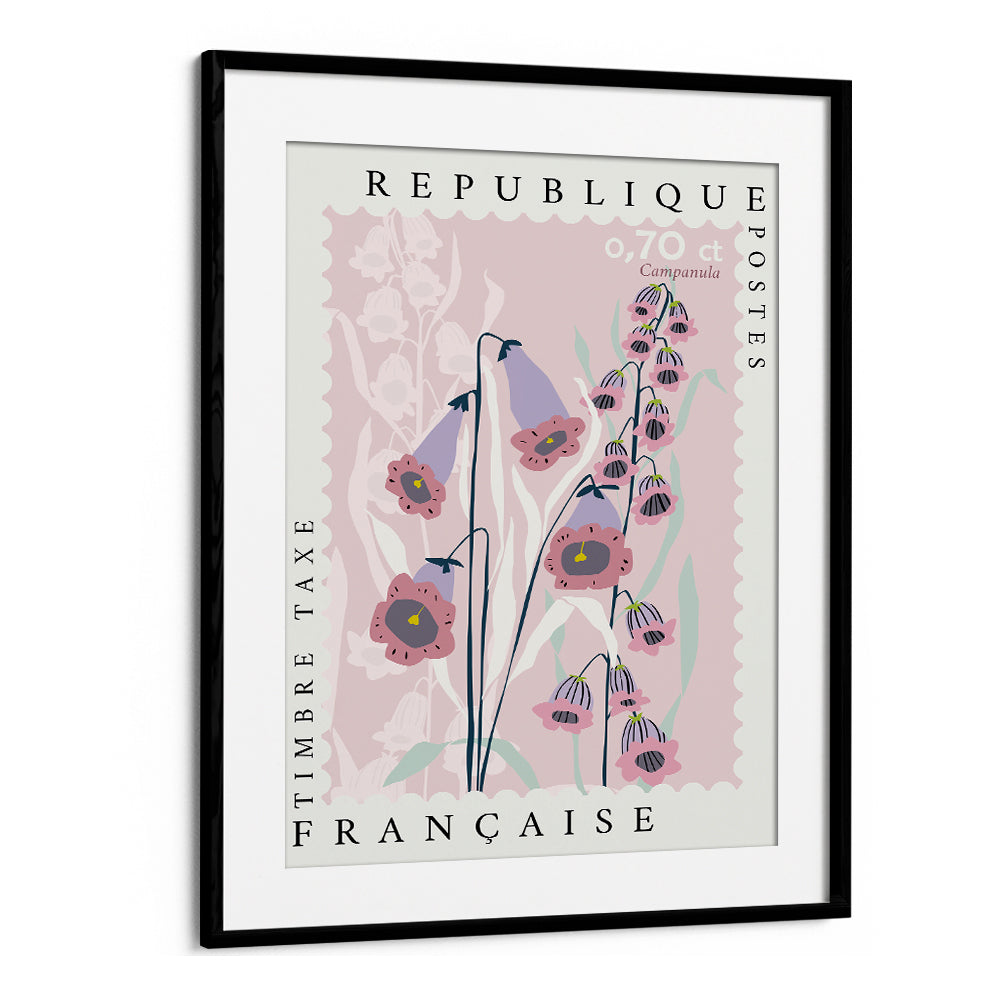 FRENCH FLORAL POSTAGE STAMP