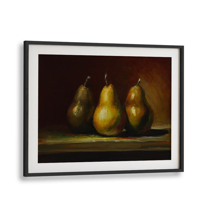 GLOWING STILL LIFE PEARS
