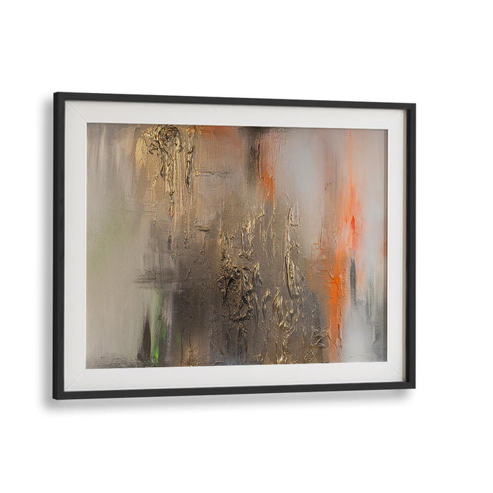 GOLD DESCENT , ABSTRACT PAINTINGS