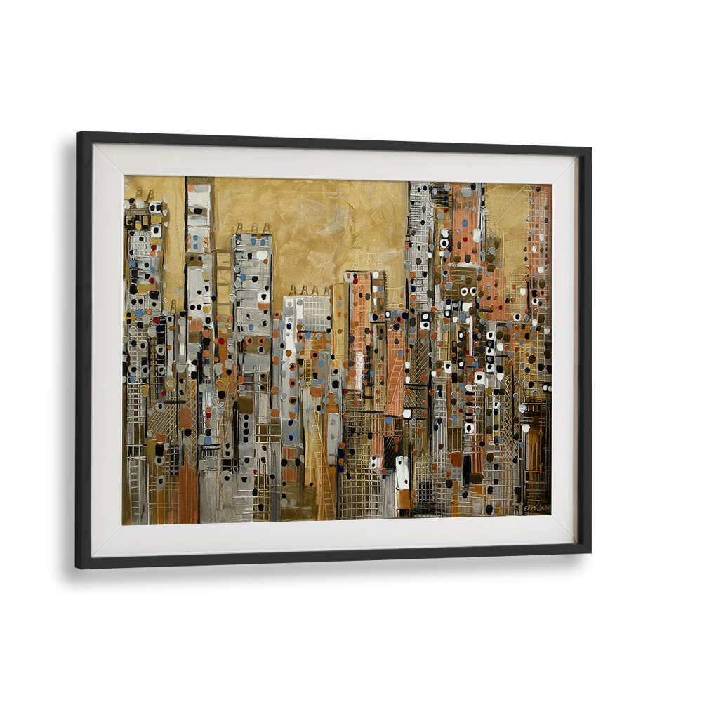 GOLDEN SKY , MODERN IMPRESSIONISM PAINTINGS