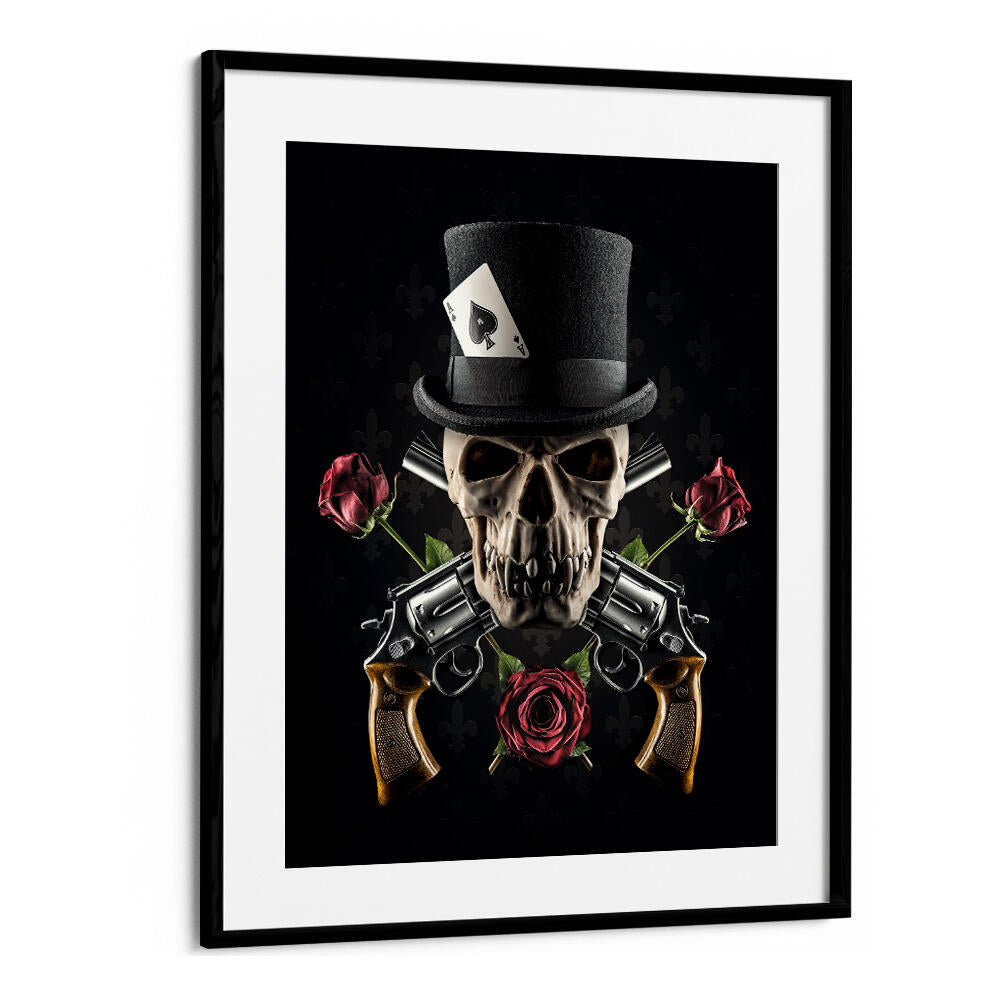 GUNS AND ROSES , SURREAL ART PRINTS