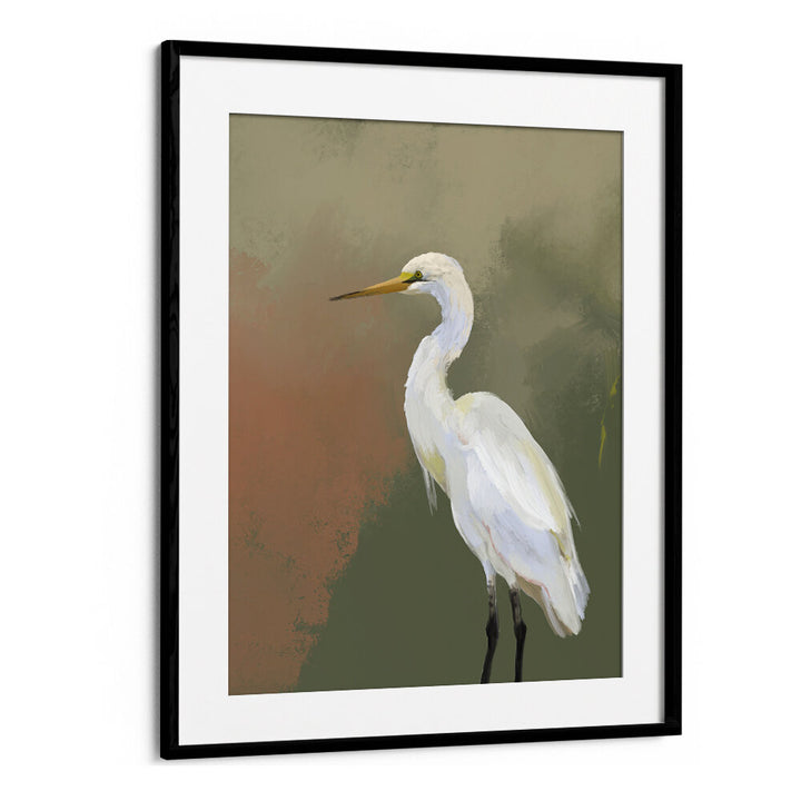 HANDPAINTED HERON OIL PAINTING