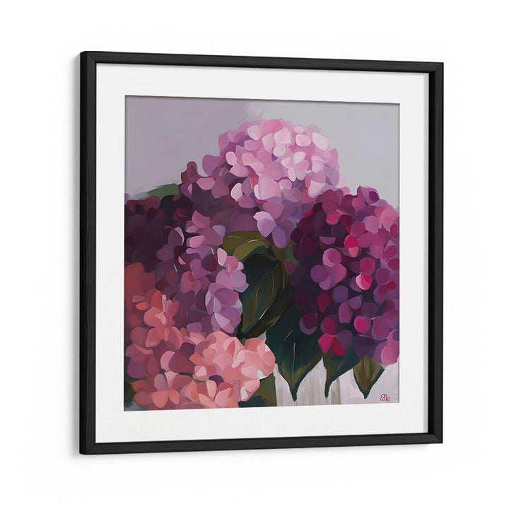 HYDRANGEAS - PINK , FLORAL FLOWER PAINTINGS