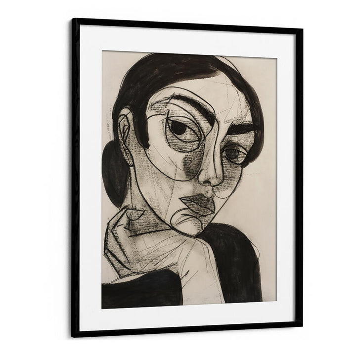 INTELECTUAL WOMAN , PORTRAITS & FIGURATIVE ILLUSTRATIONS