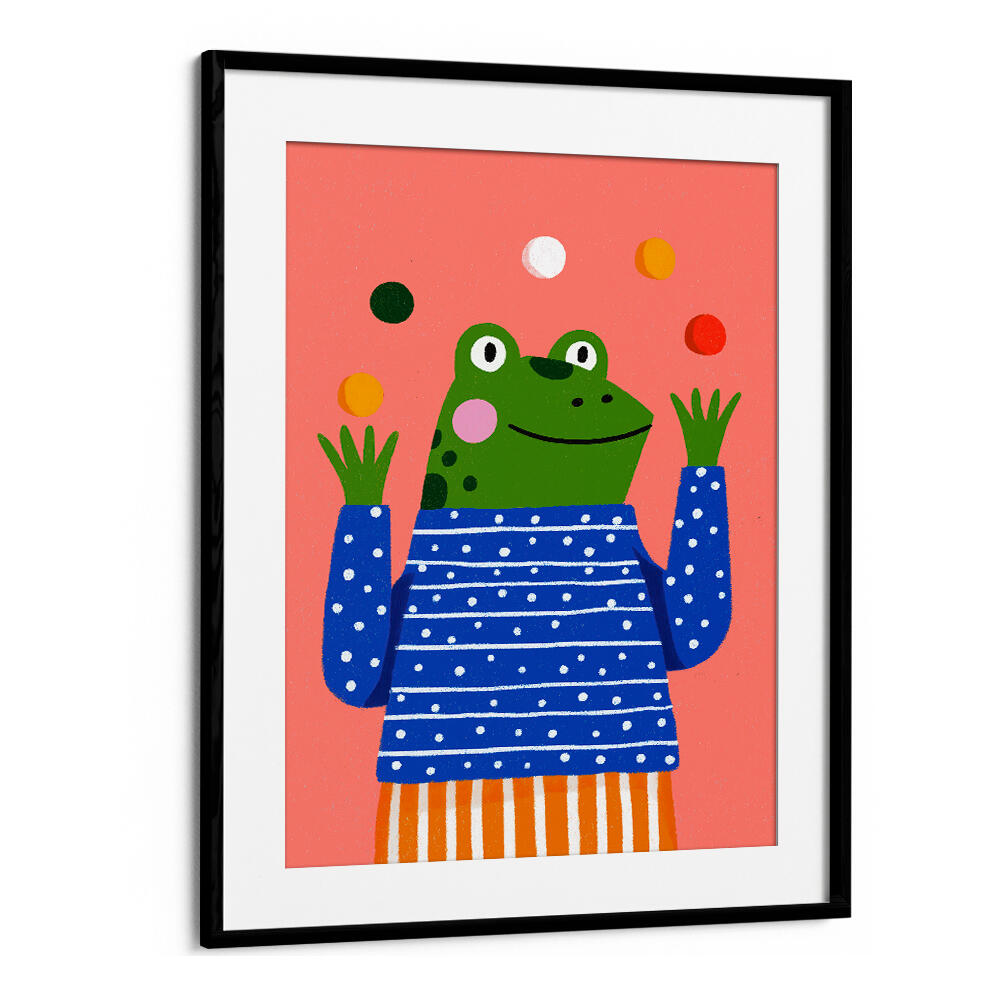 JUGGLING FROG ,KIDS ROOM PAINTINGS