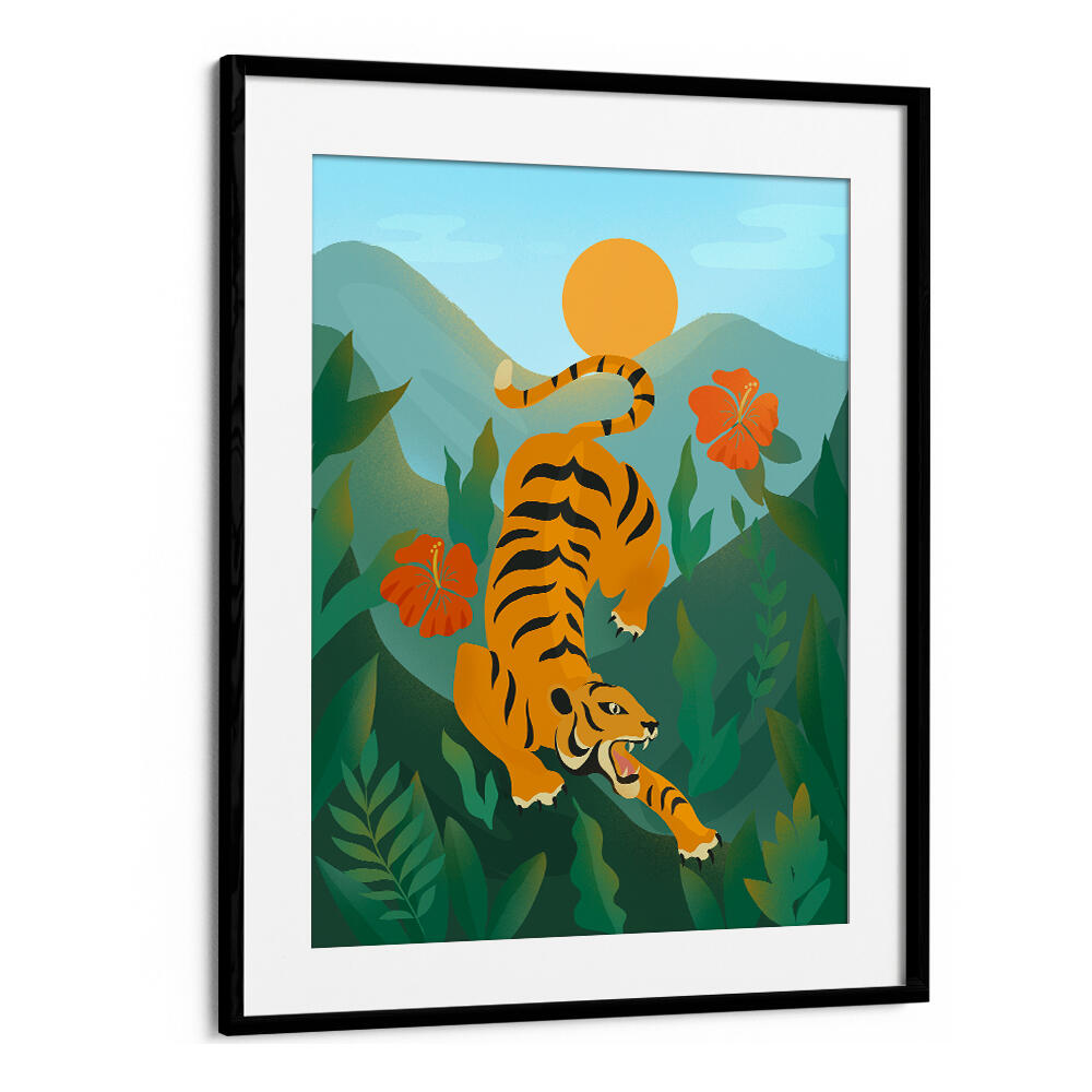 JUNGLE TIGER , KIDS ROOM PAINTINGS
