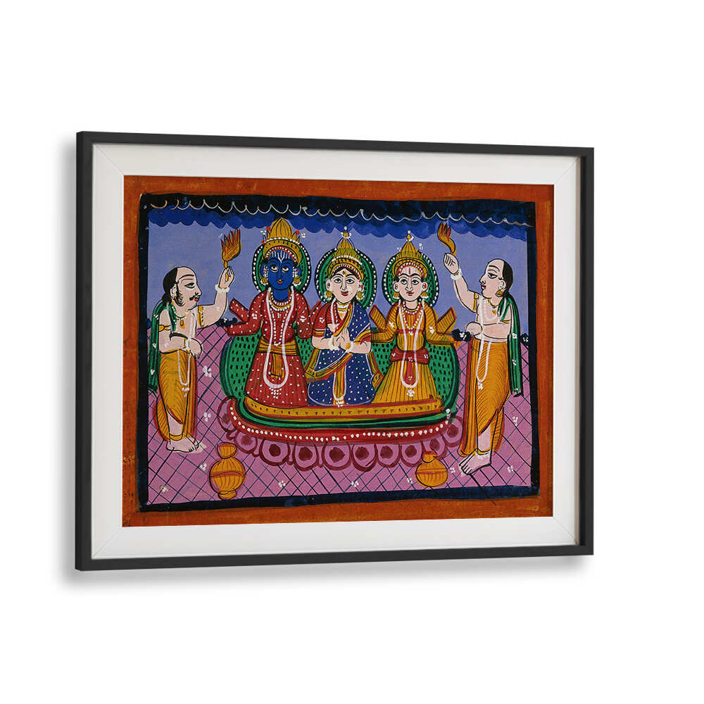 KRISHNA, RAKMINI, BALARAMA IN JAGANNATH STYLE