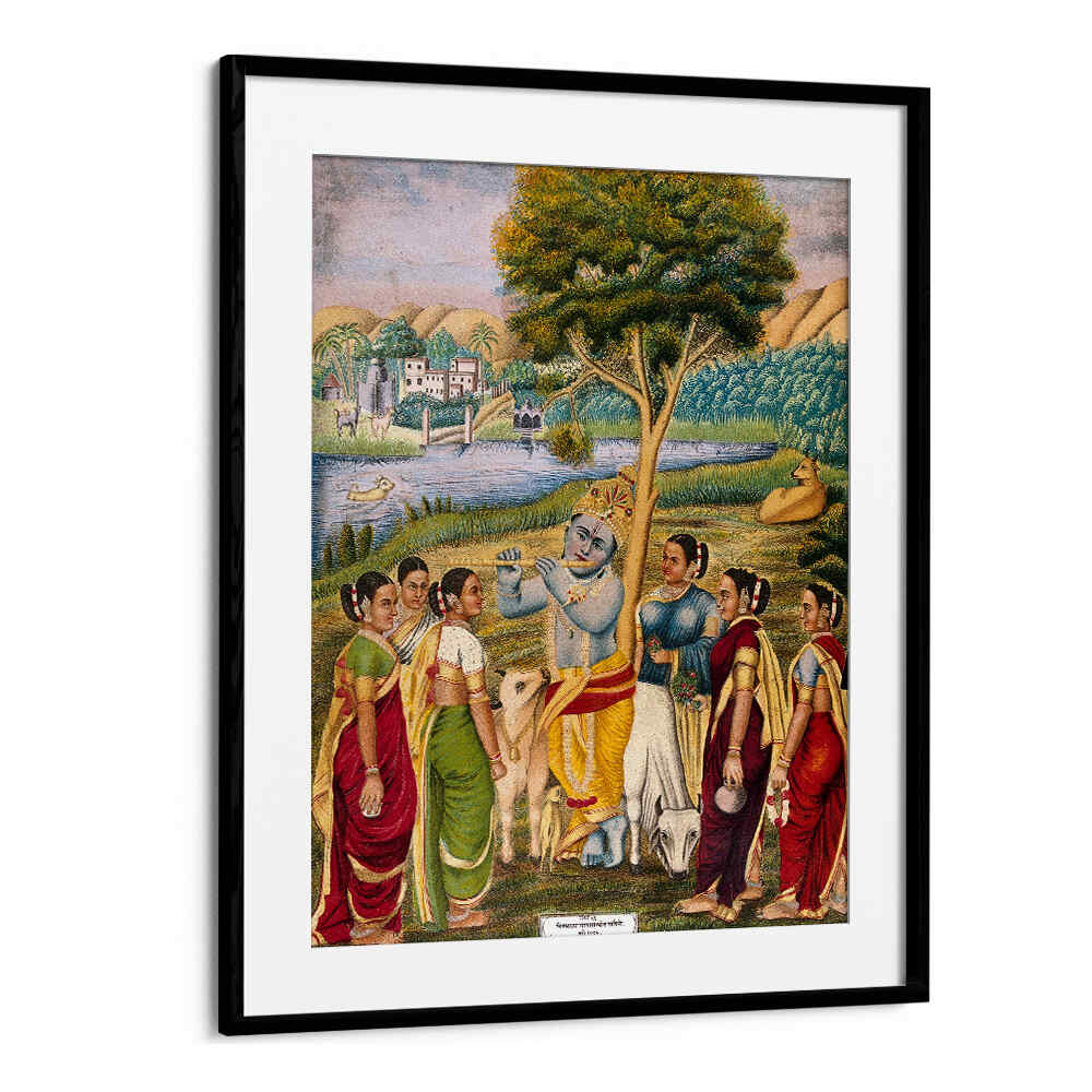 KRISHNA PLAYING THE FLUTE