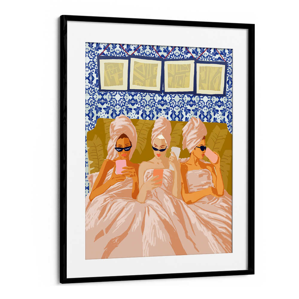 LADIES-ONLY CLUB , PORTRAITS & FIGURATIVE ILLUSTRATIONS