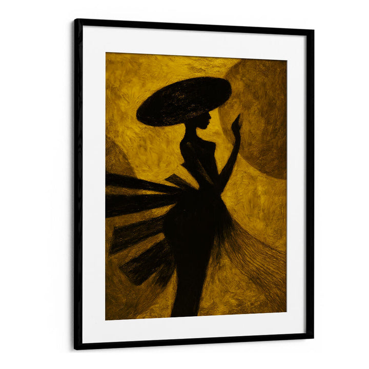 LADY IN THE FLOWING VEIL , EXPRESSIONISM PAINTINGS