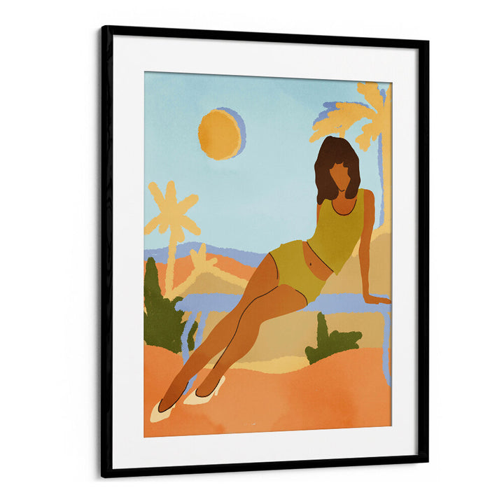 LEANING INTO THE BREEZE , PORTRAITS & FIGURATIVE ILLUSTRATIONS
