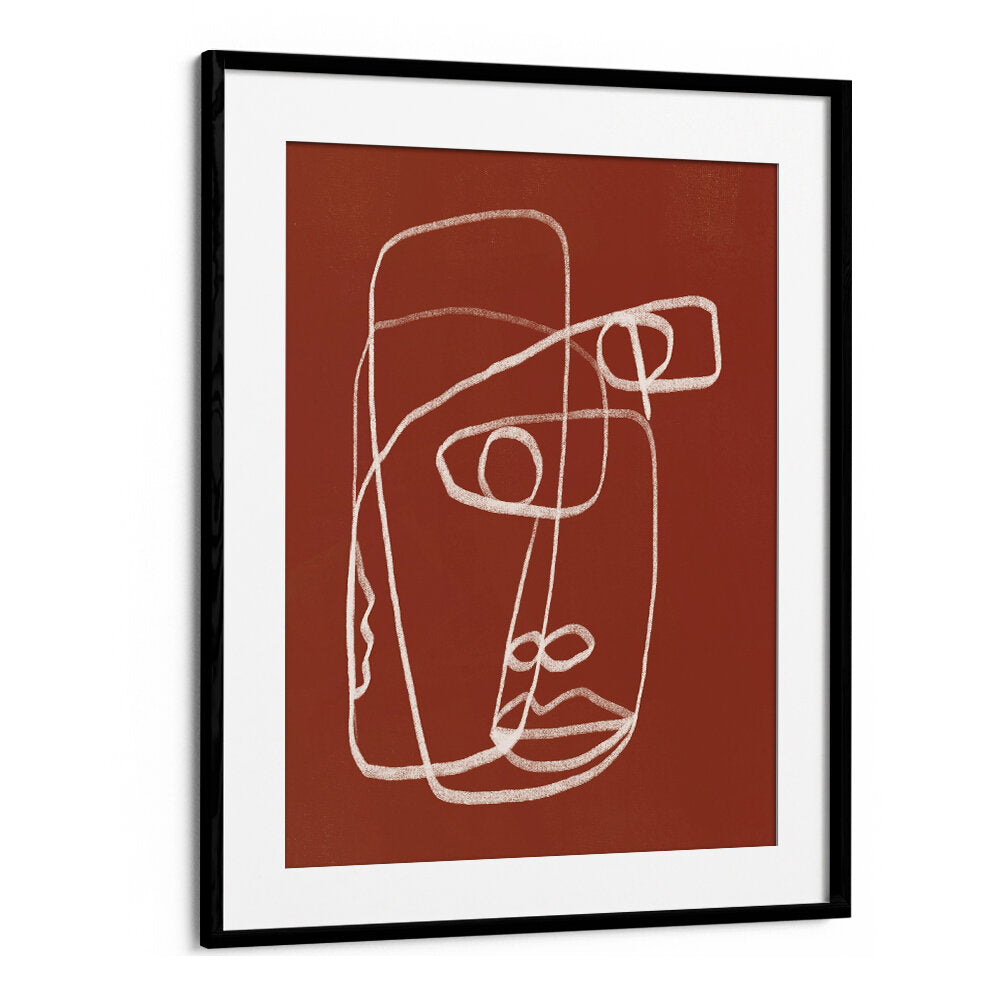 LINE ART TERRACOTTA II , LINE ART PAINTINGS