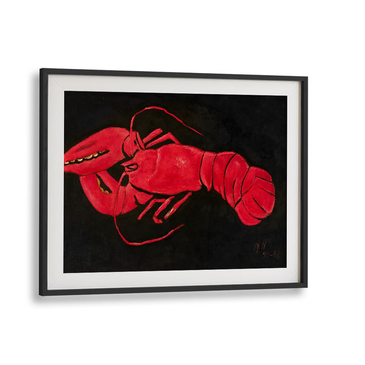 LOBSTER ON BLACK BACKGROUND (1940 - 1941)  , VINTAGE PAINTINGS