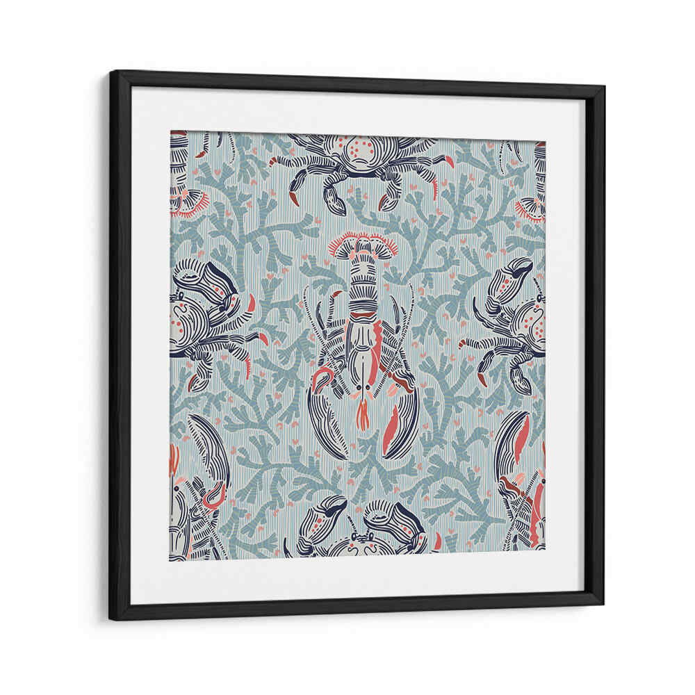 Enhance your space with LOBSTER AND CRAB COASTAL II, BEACH PAINTINGS featuring intricate marine life designs.