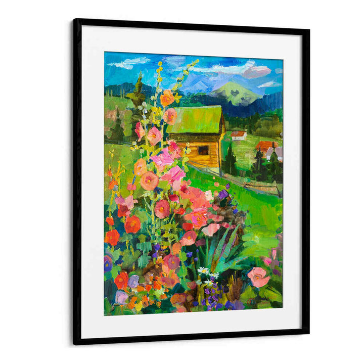 MALLOWS IN BUKOVELE , LANDSCAPE PAINTINGS