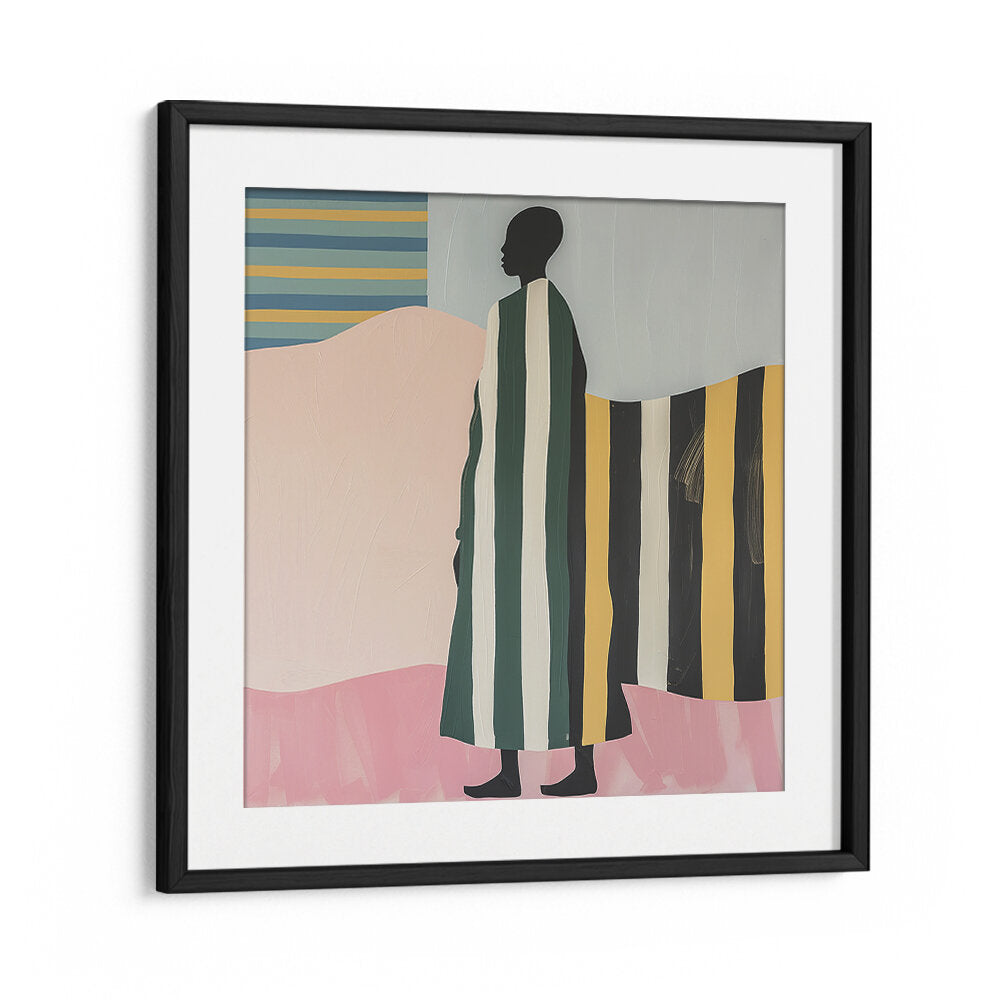 MAN IN STRIPES , PORTRAITS & FIGURATIVE ILLUSTRATIONS