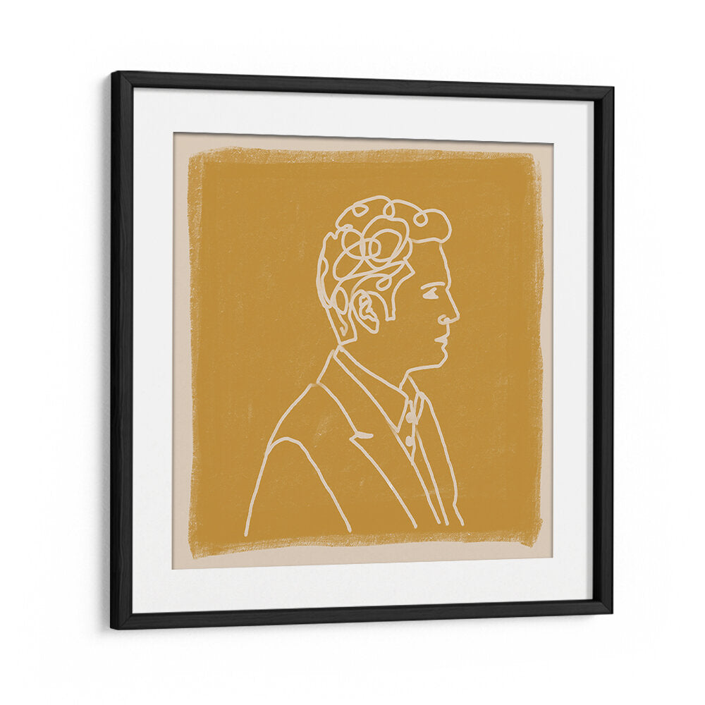 MAN LIINE DRAWING , LINE ART PAINTINGS