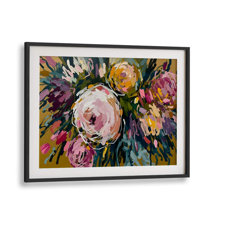 MARIGOLD BLOOM , FLORAL FLOWER PAINTINGS