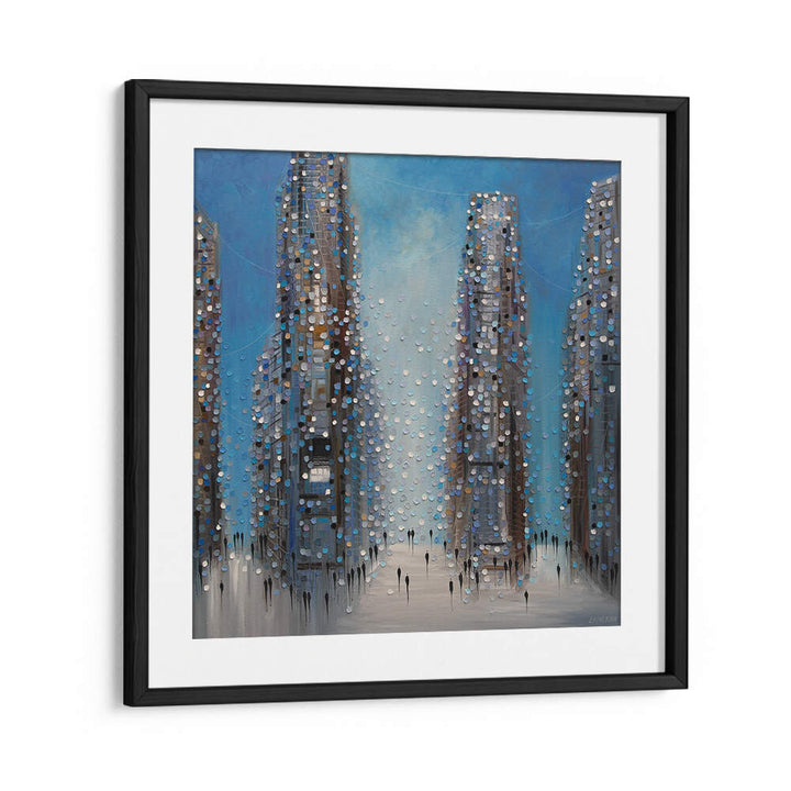 MIDTOWN LIFE , MODERN IMPRESSIONISM PAINTINGS