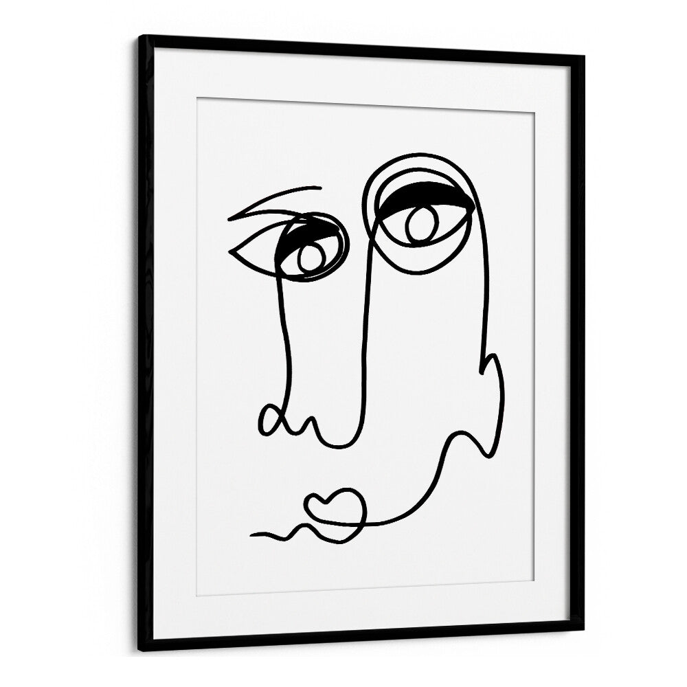 MINIMAL ABSTRACT FACE ART