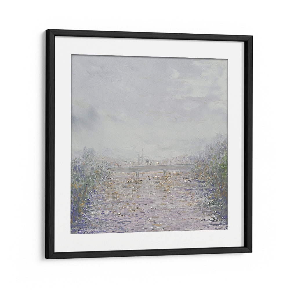 MISTY RIVER LANDSCAPE