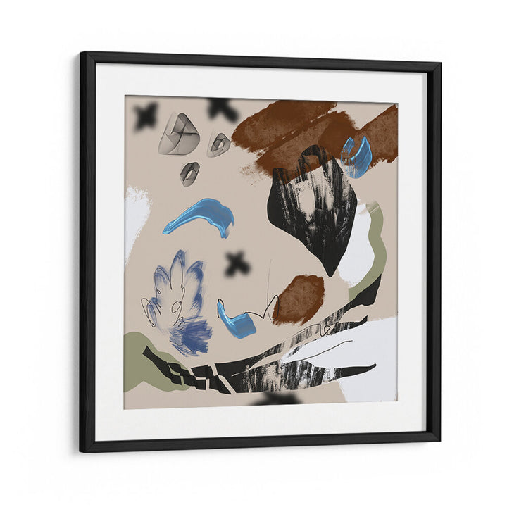 MIXED MEDIA COMPOSITION , ABSTRACT PAINTINGS