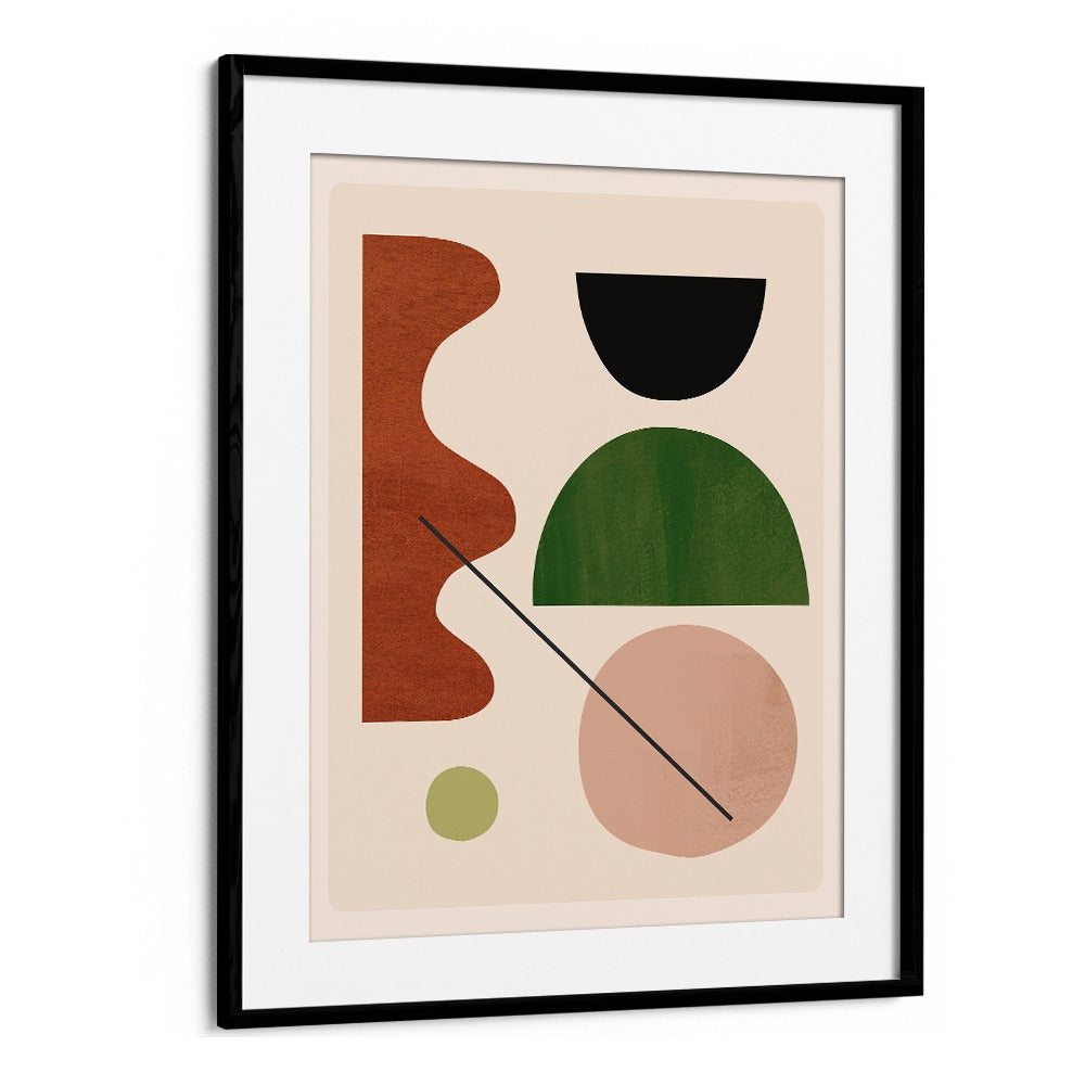 Modern framed ABSTRACT MINIMAL SHAPES, GEOMETRIC ART PRINTS showcase captivating 2D and 3D designs for stylish decor.