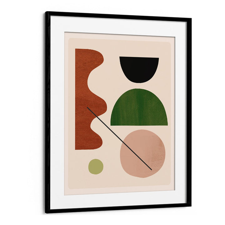 Modern framed ABSTRACT MINIMAL SHAPES, GEOMETRIC ART PRINTS showcase captivating 2D and 3D designs for stylish decor.