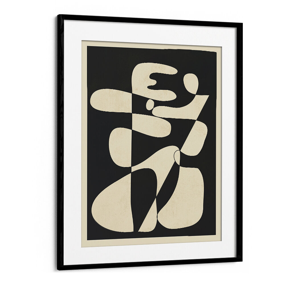 MODERN ABSTRACT CONTRAST – NOIR , ABSTRACT PAINTINGS