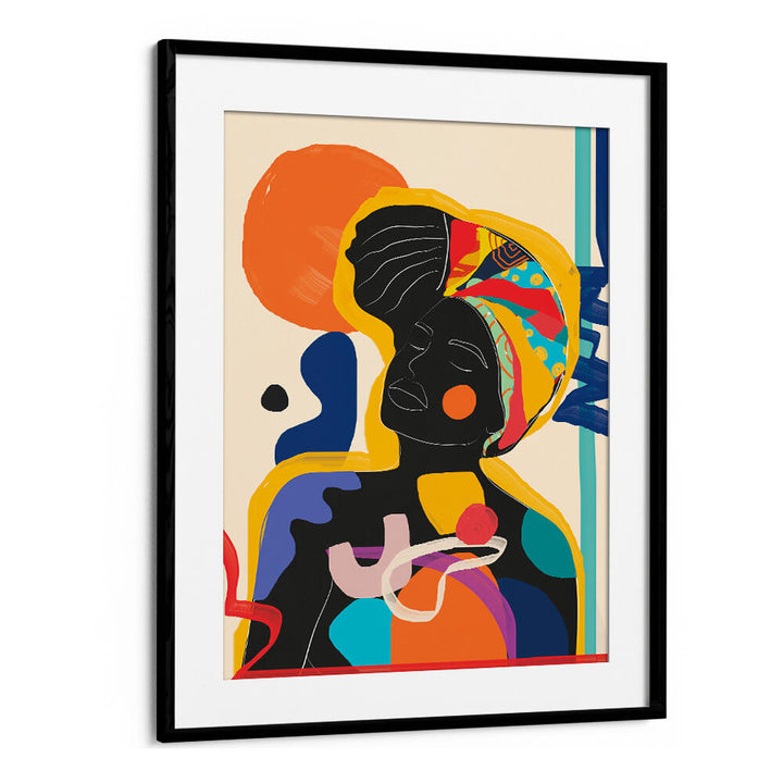 MODERN ABSTRACT WOMAN III , POP ART PAINTINGS