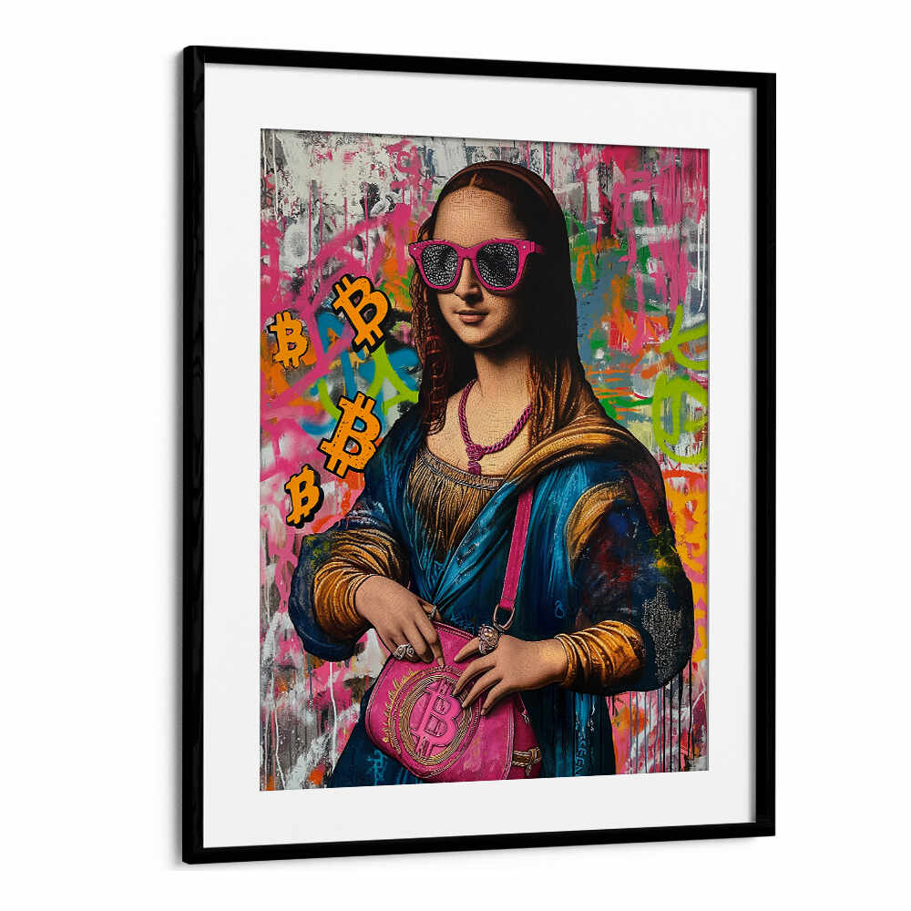 MONALISA BITCOIN , POP ART PAINTINGS