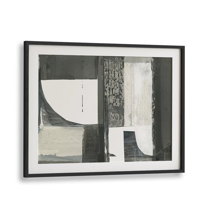 Elevate your space with MONOCHROME SHAPES LIGHT II, ABSTRACT PAINTINGS, showcasing captivating shapes and textures.