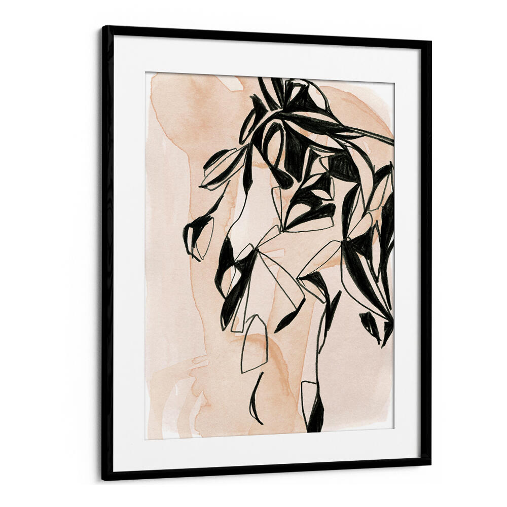 MONOCHROME LEAVES , ORGANIC FORMS