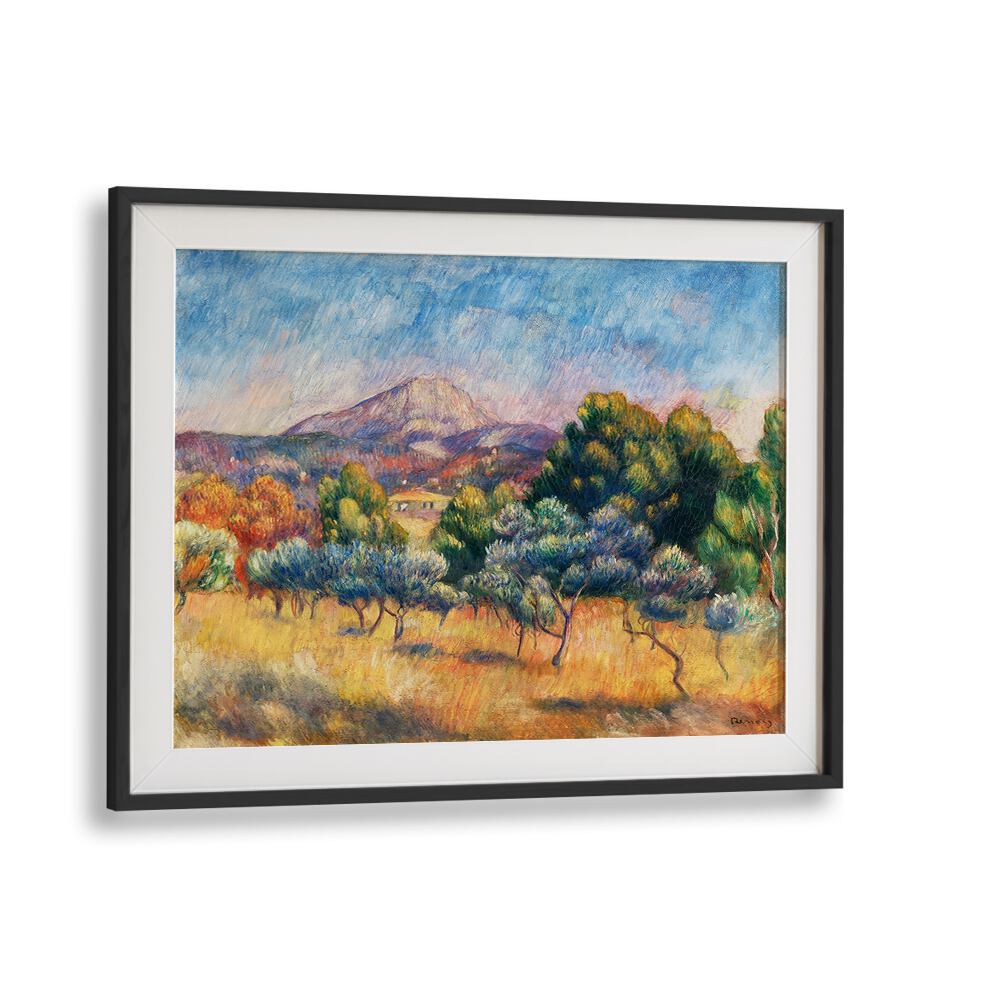 MONTAGNE SAINTE-VICTOIRE : PAYSAGE (1889) , VINTAGE PAINTINGS