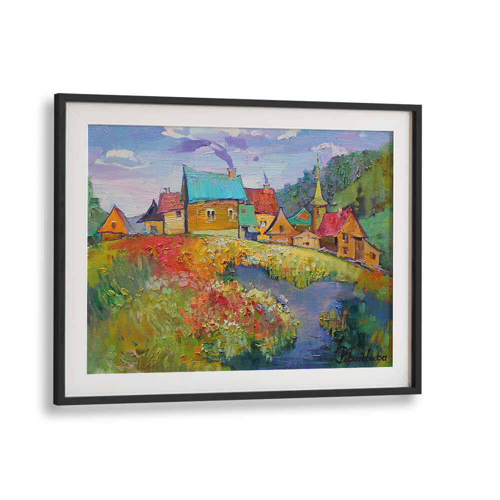 MOUNTAIN CARAVAN , LANDSCAPE PAINTINGS