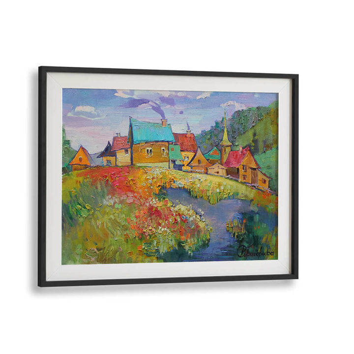 MOUNTAIN CARAVAN , LANDSCAPE PAINTINGS